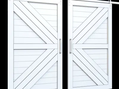 Barn Door 3D model purchase