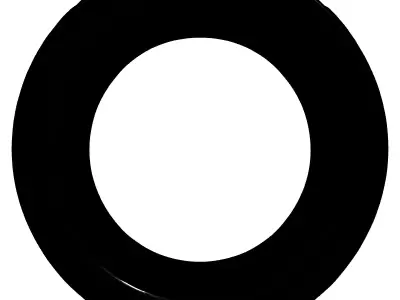 Futuristic Smart Ring Wearable Tech Low-poly 3D model