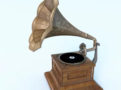 Gramophone 3D model