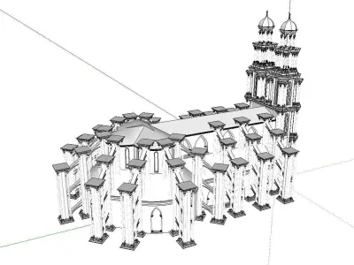 Architecture-Religion-God-Culture-Temple -0209 3D model