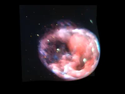 Skull Nebula 3D model