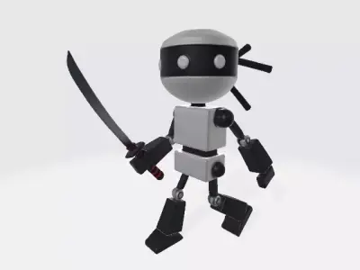 Ninja robot 3D model
