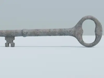 Old Key 3D model