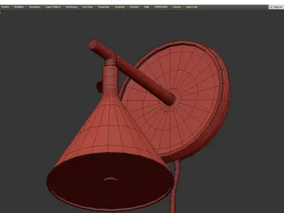 Cast Sconce 3D model
