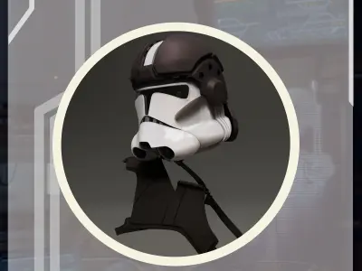 Star Wars 3D Print Wearable CL-Gunner Helmet Cosplay Costume 3D print model