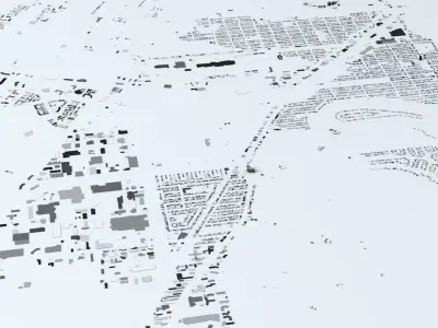 Winnipeg Streets and Buildings 3D model