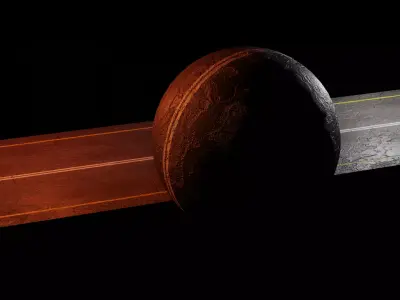 3D Road Highway Model 3D model