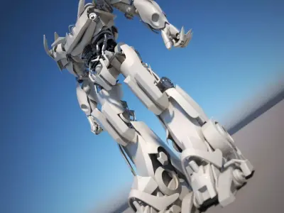 sci robot 3D model