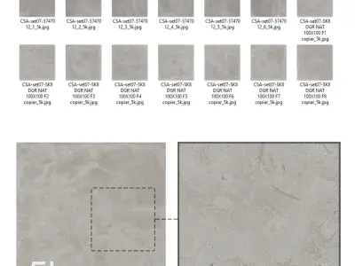 Concrete Set 07 - Bundle - 2 Types of Concrete - 5k Texture