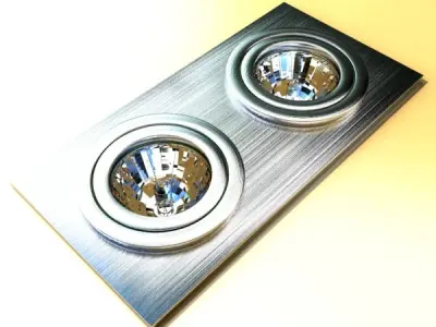 Halogen Lamp 05 Photoreal 3D model