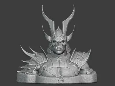 Bust of Shao Khan 3D print model