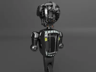 Scifi Robot Low-poly 3D model buy