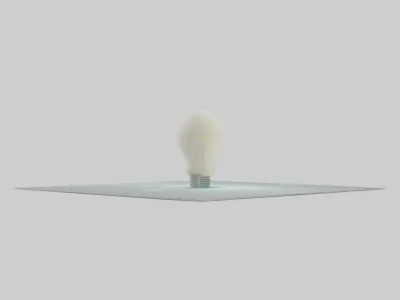 Cartoon Light Bulb model 3D model