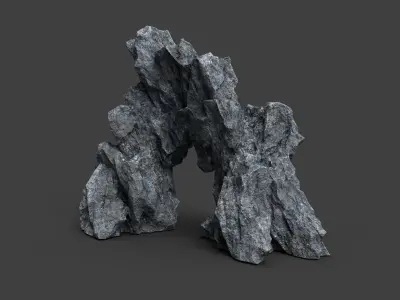 Rock 7-2 Low-poly 3D model purchase