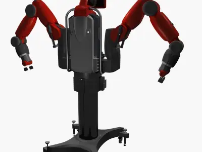 Industrial Baxter Robot 3D Model 3D model
