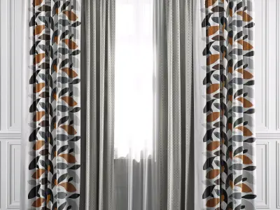 Curtain Set 15 3D model