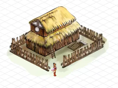 Rural Architecture - House 01 3D model