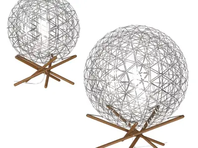 Raimond II Tensegrity Sphere Lamp 3D Model  3D model