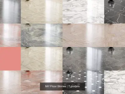 Mrf Floor Stones 3D Model Pack