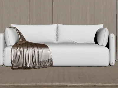 modern sofa chair  3D model