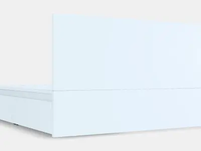 MALM Shrimp frame hanging frame with 2 castors for separating Low-poly 3D model