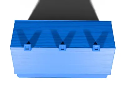 Train station building 3D print model