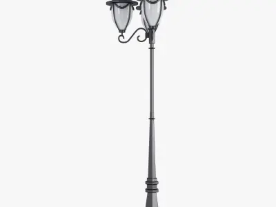 Vintage Streetlight v 3 3D model