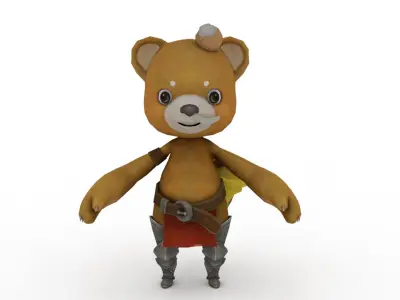 Teddy bear 3D model