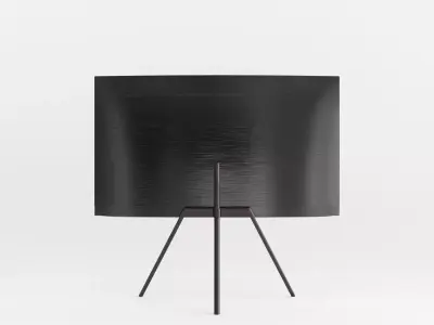 55 QLED TV with Studio Stand Free 3D model