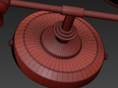 Double sconce lamp 3D model
