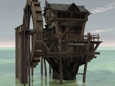 Swamp House 3D model