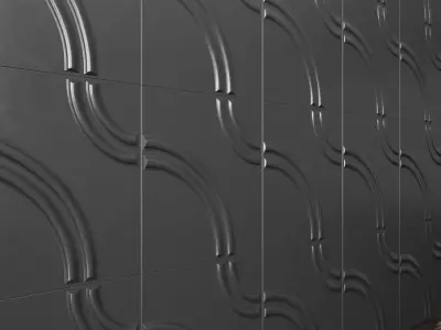 3D panels Karlstad 3D model