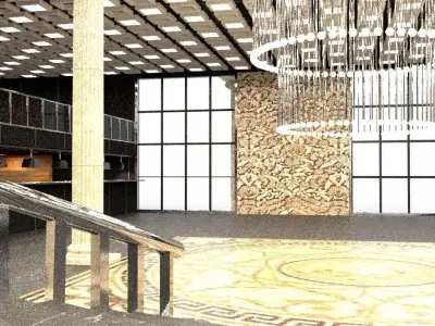 restaurrant building 3D model