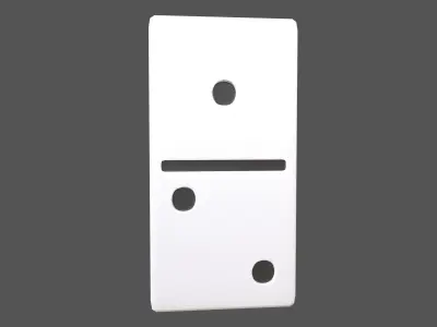 Dominoes V3 Pack 01 Low-poly 3D model