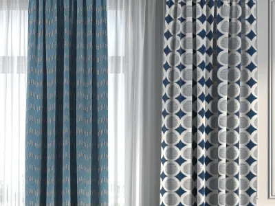 Curtain Set 197 3D model
