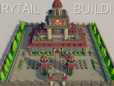 Fairy Tail Guild Building - 3D 3D model