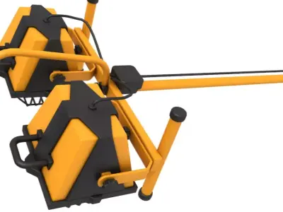 Portable Mobile Light 3D model