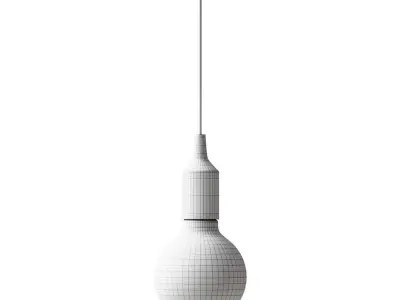  E27 Pendant Light 3D model