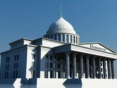 Government Building Symbol 3D model