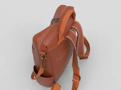 Leather bag 3D model