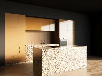 9-Kitchen9 glossy 1 3D model