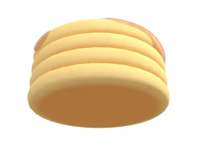Pancake v1 Pack 01 Low-poly 3D model