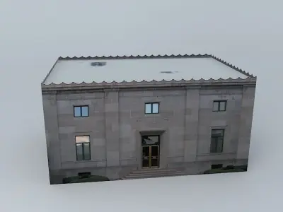 Louisville Municipal Bridge Building Free 3D model