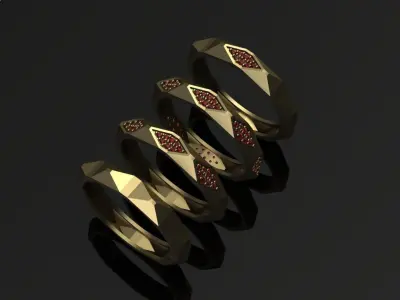 Geometrical Ring  3D print model