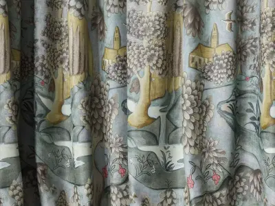 Fabric Zoffany Verdure 4k PBR Texture