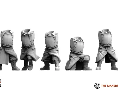 Valour Korps - Headless Bodies 3D print model