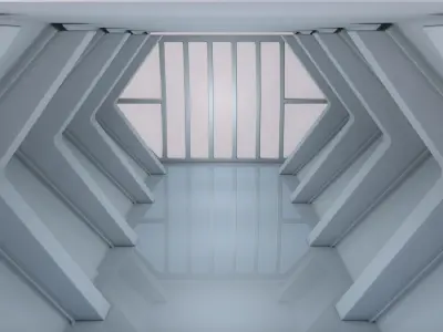 Sci Fi Room 3D model purchase