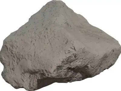 High Resolution Photorealistic Rock 3D Model Low-poly 3D model
