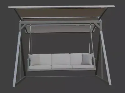 Modern Outdoor Swing 3D model