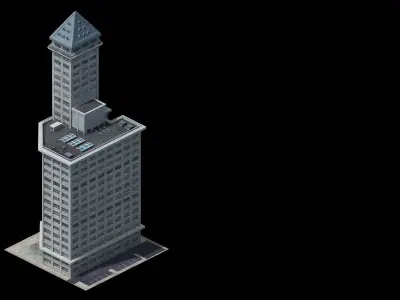 Heterogeneous - Building 08 3D model